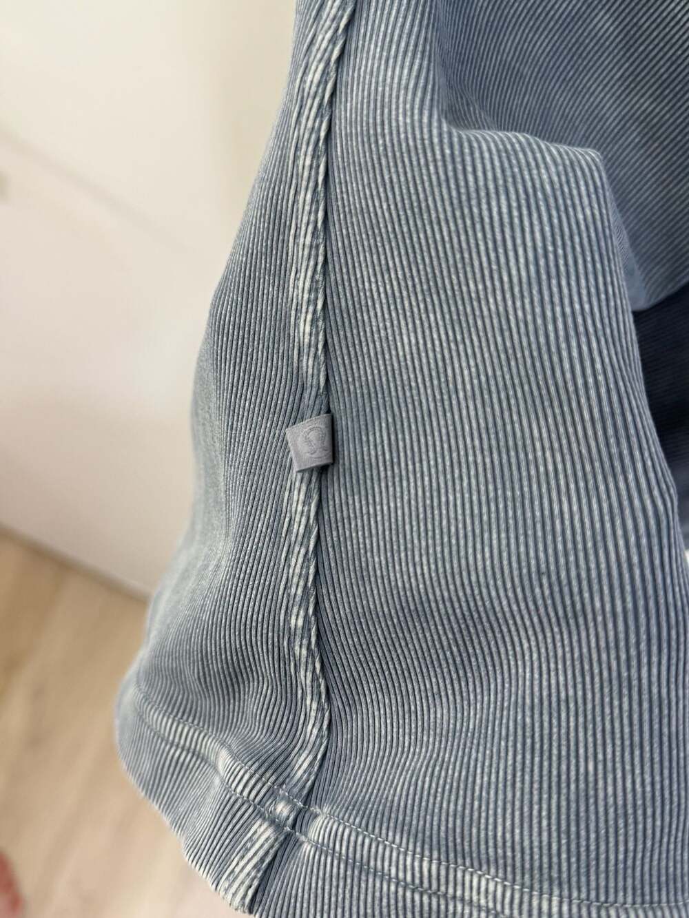 Lululemon Cool Racerback Tank Top Ribbed Washed Blue Size 6 - Picture 5 of 7